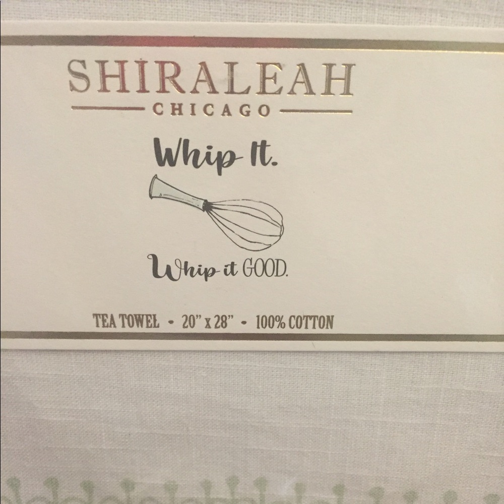 Shiraleah NWT “Whip It Good” Tea Towel